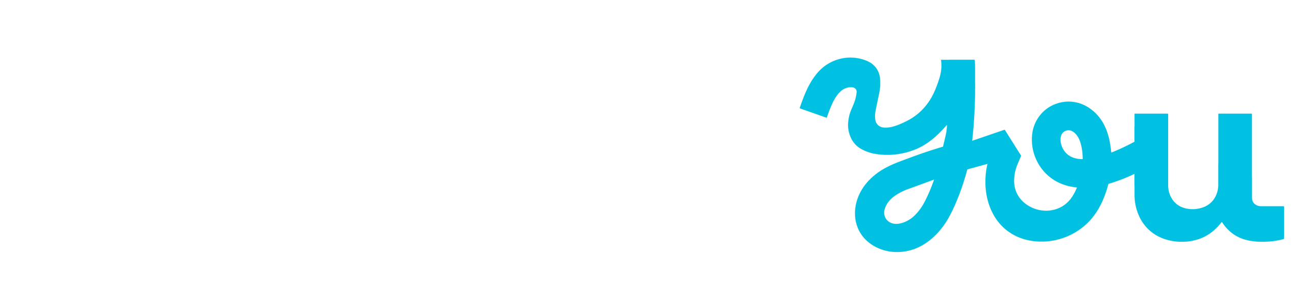 SEARCH YOU LOGO BLANCO CELESTE